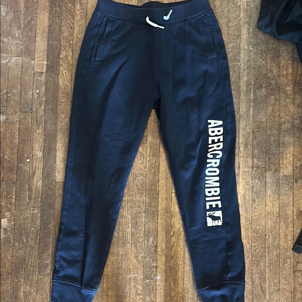 Abercrombie & Fitch Blue Sweatpants with Logo